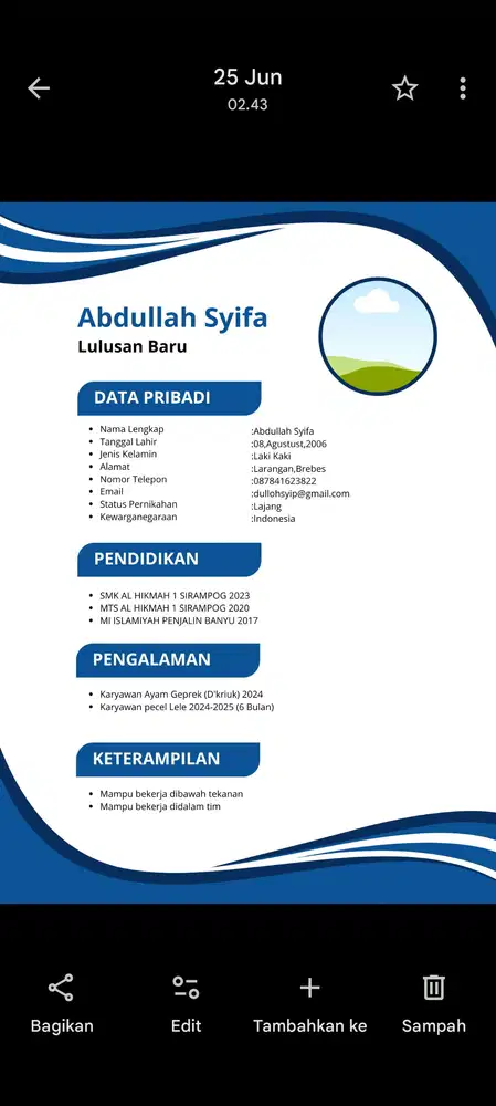 Mencari pekerjaan