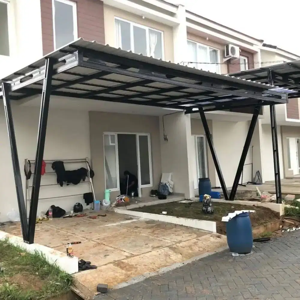 Pasang kanopi alderon singgle