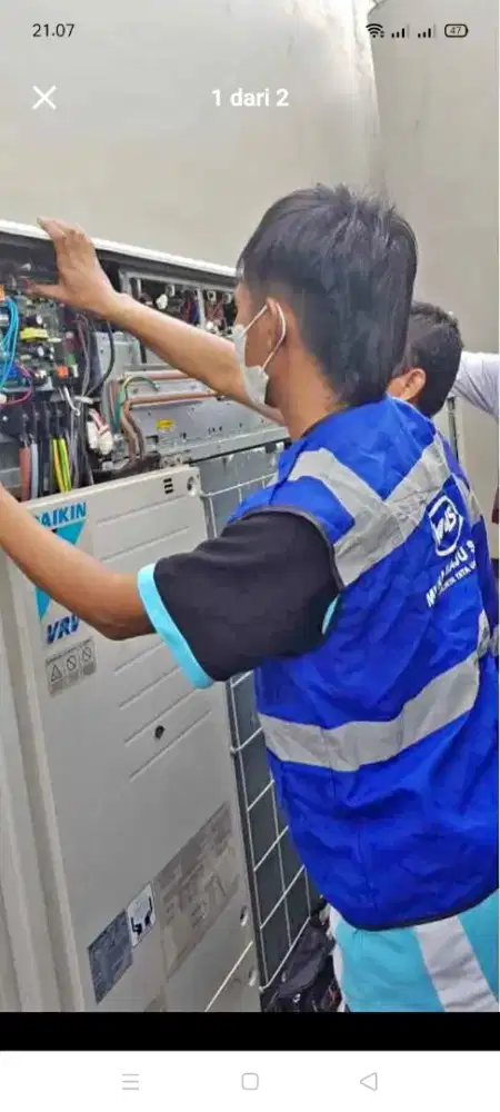Jasa servis AC kulkas mesin cuci kompa air dll