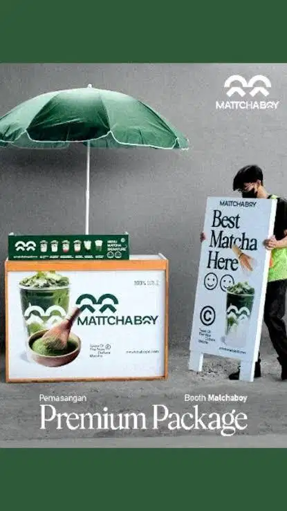 Lowongan penjaga booth Matcha (Laki laki)