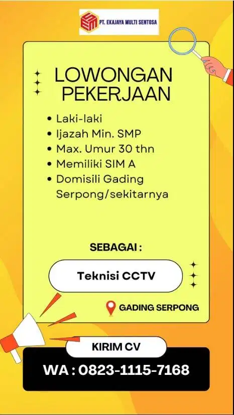 Dibutuhkan Karyawan Segera
