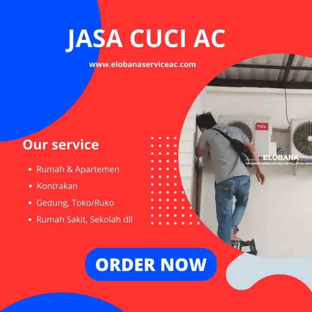Cuci dan servis ac
