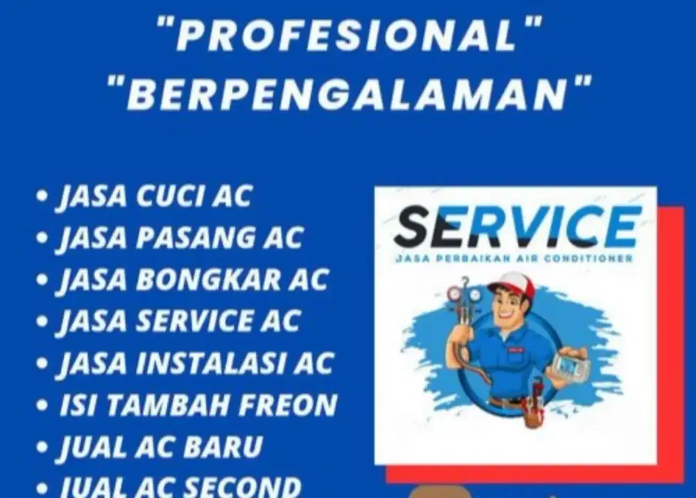 Cuci dan servis ac