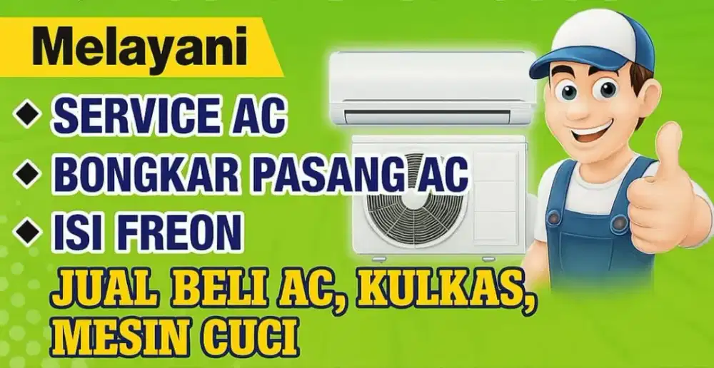 Cuci dan servis ac