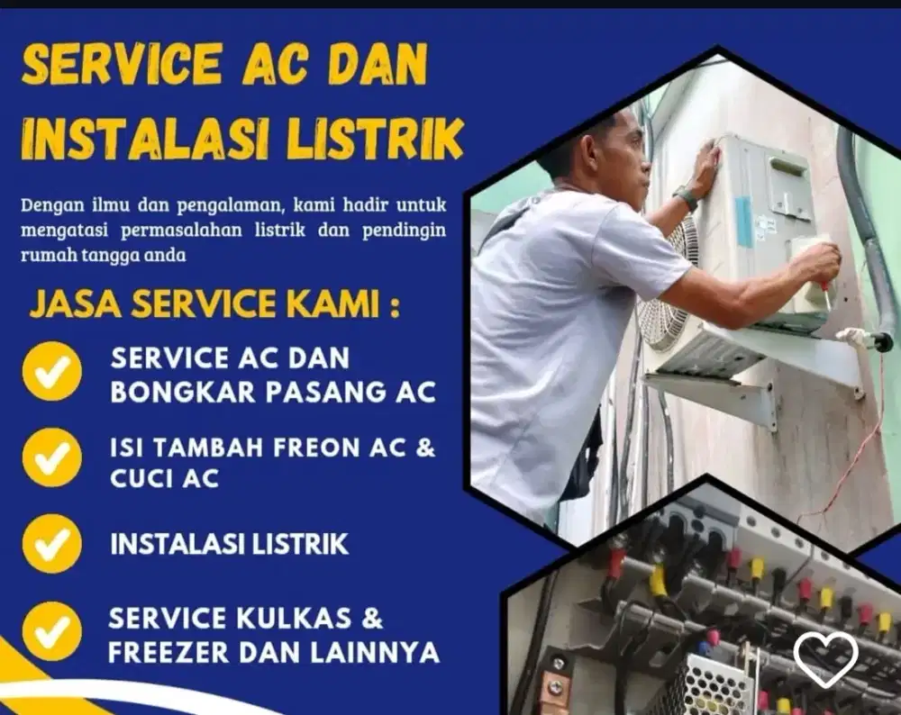 Cuci dan servis ac