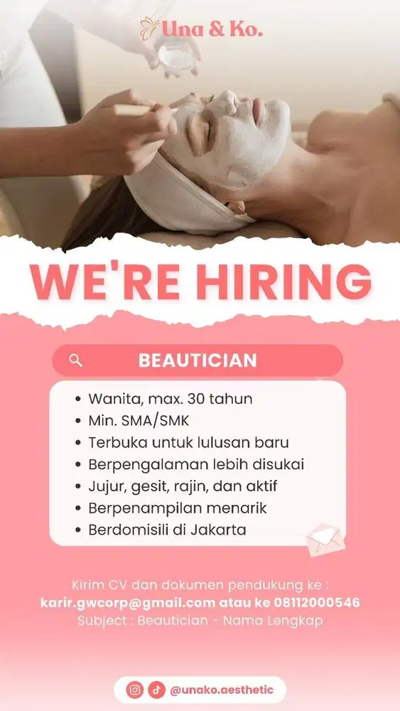 Lowongan Beautician