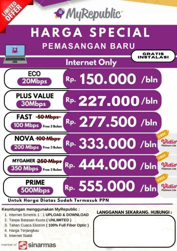 PROMO WIFI MYREPUBLIC TERBARU 2025
