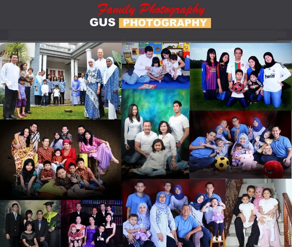 JASA FOTO KELUARGA - SIAP KE LOKASI ANDA