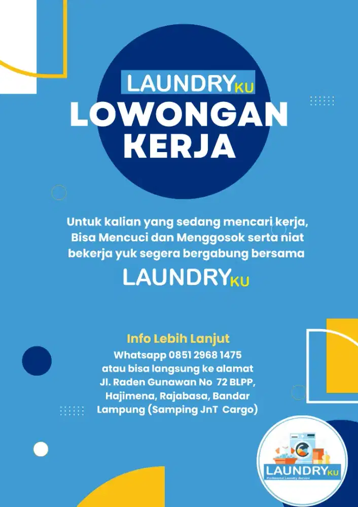 Lowongan Kerja Laundry