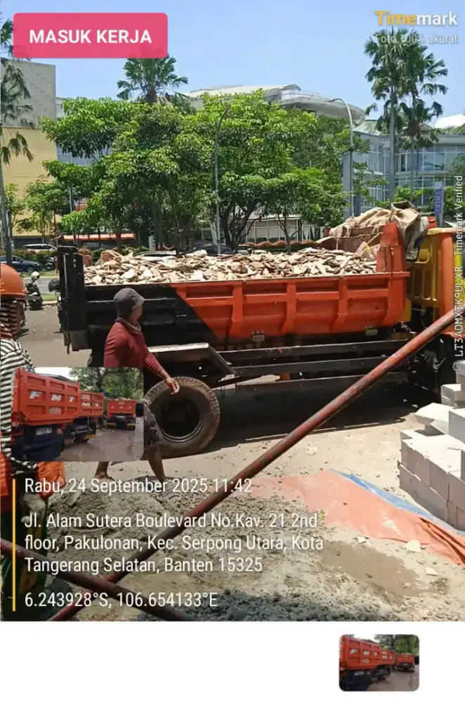 Jasa angkut puing dan sampah