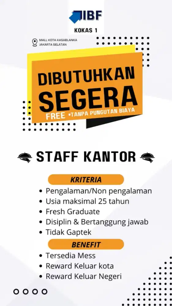 Staf administrasi