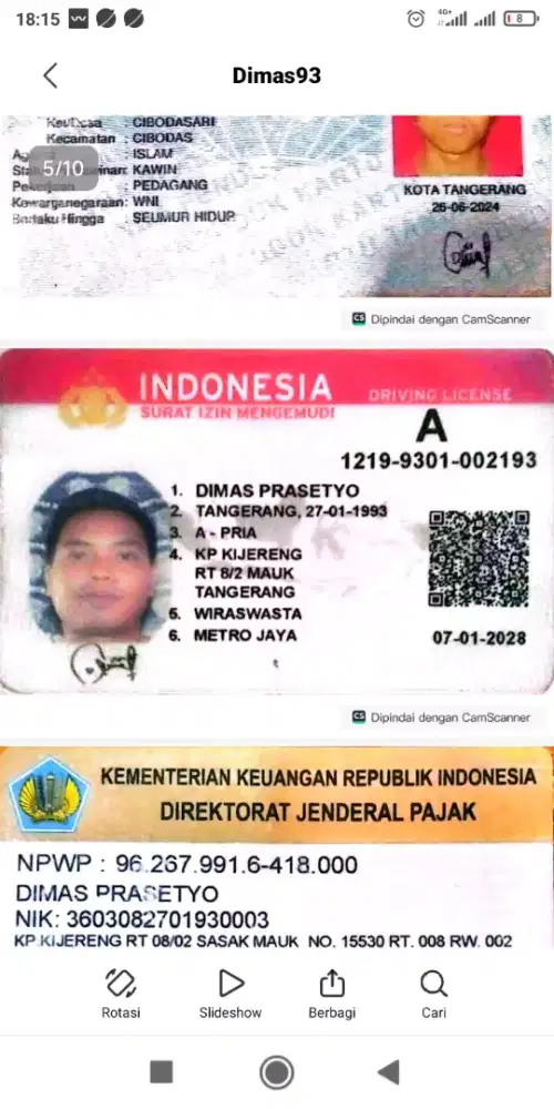 Mencari kerja supir kantor/pribadi
