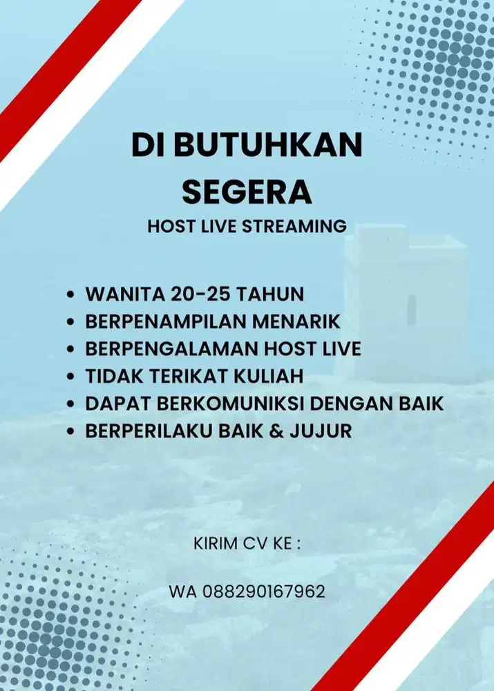 Lowongan Kerja Host Live