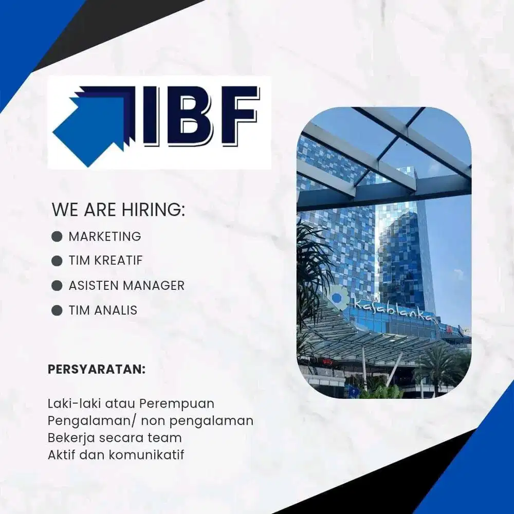 Cari kerjaan asik? Yuk join jadi Marketing Trading!