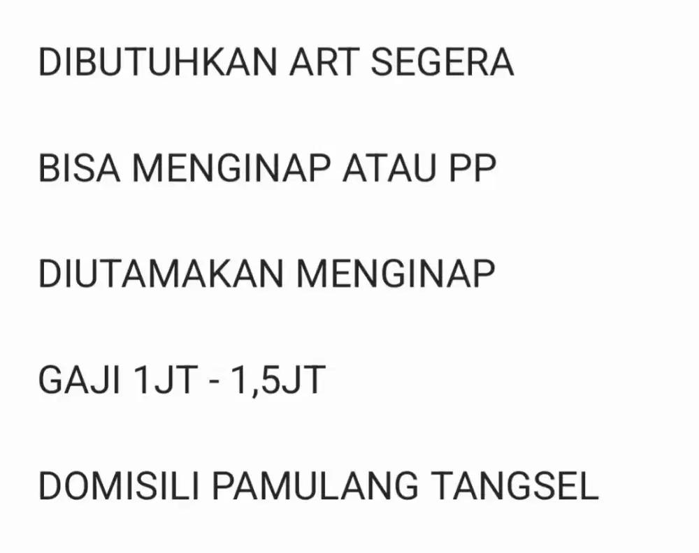LOWONGAN ART UNTUK DIRUMAH