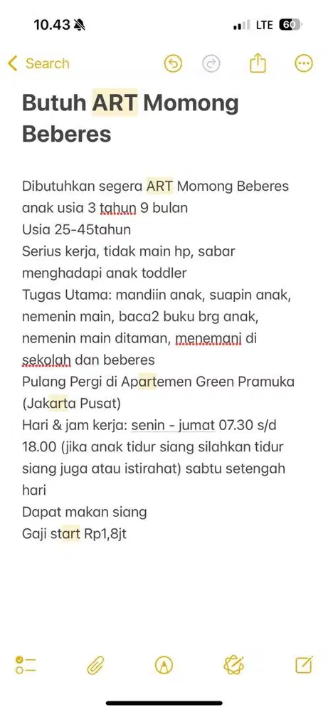 ART Momong Beberes di green pramuka