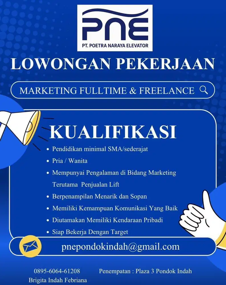 MARKETING FULLTIME DAN FREELANCE