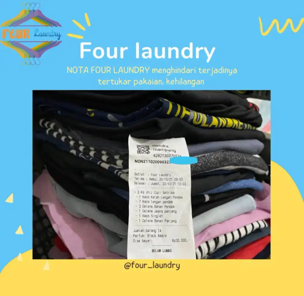 Dibutuhkan segera bagian Setrika Laundry