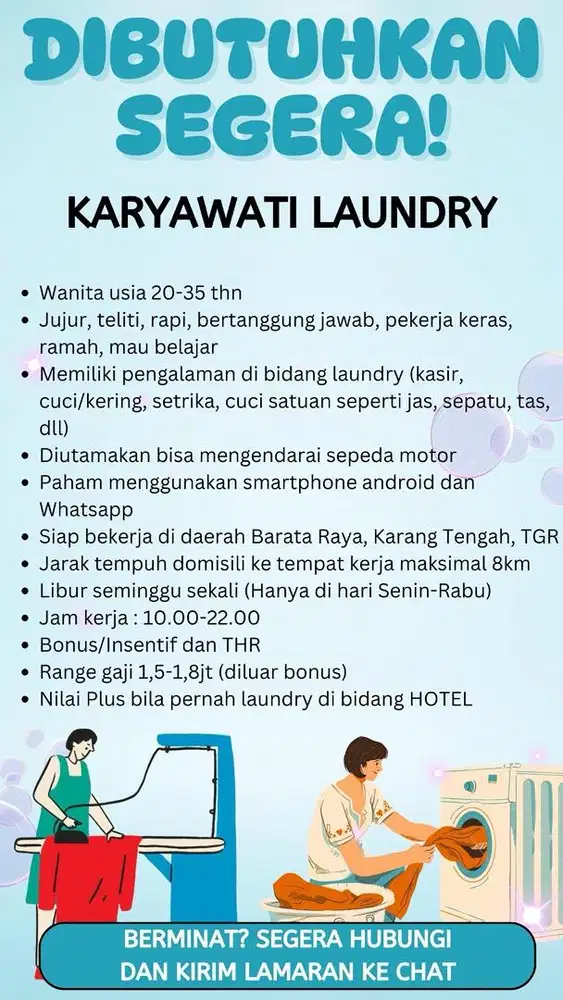 KARYAWAN LAUNDRY