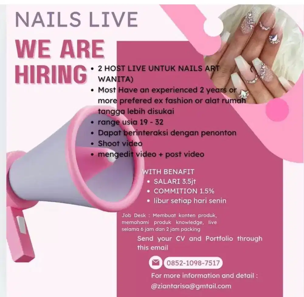 HOST LIVE NAILS ART (KUPAL)