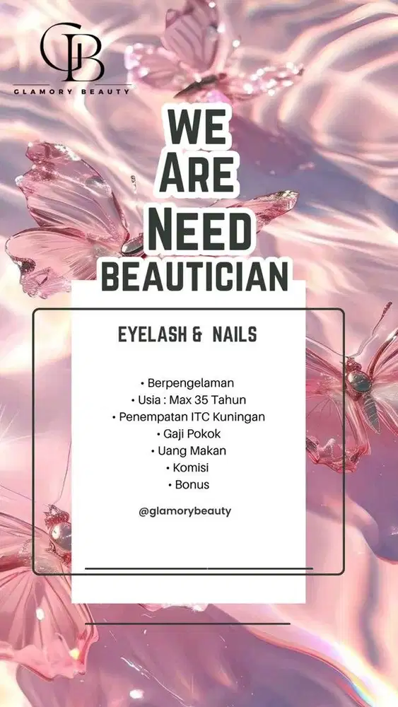 Beautician eyelash & nails
