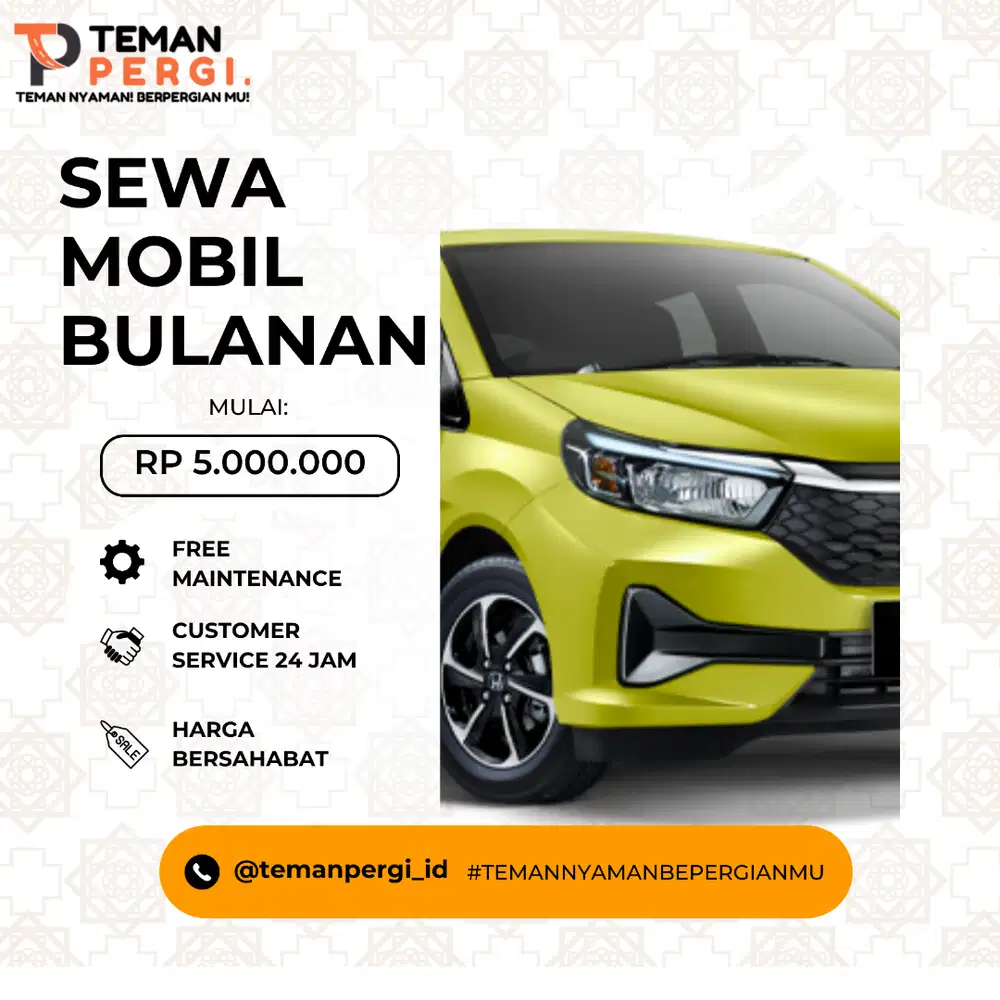 SOLUSI ANDA!! RENTAL MOBIL BULANAN MULAI DARI HARGA 5 JT AN!!