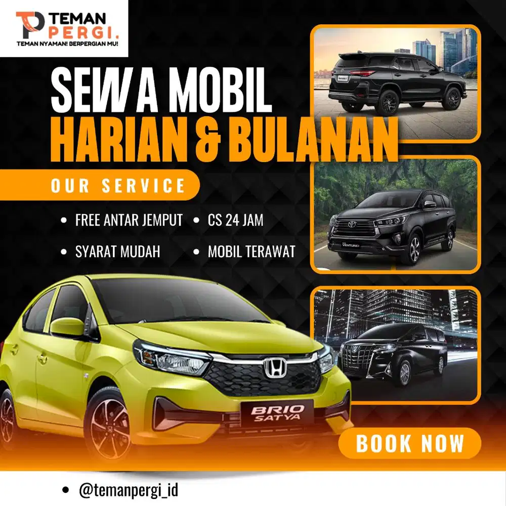 BUTUH OPERASIONAL KENDARAAN? SEWA MOBIL SOLUSINYA! HUBUNGI KAMI!!