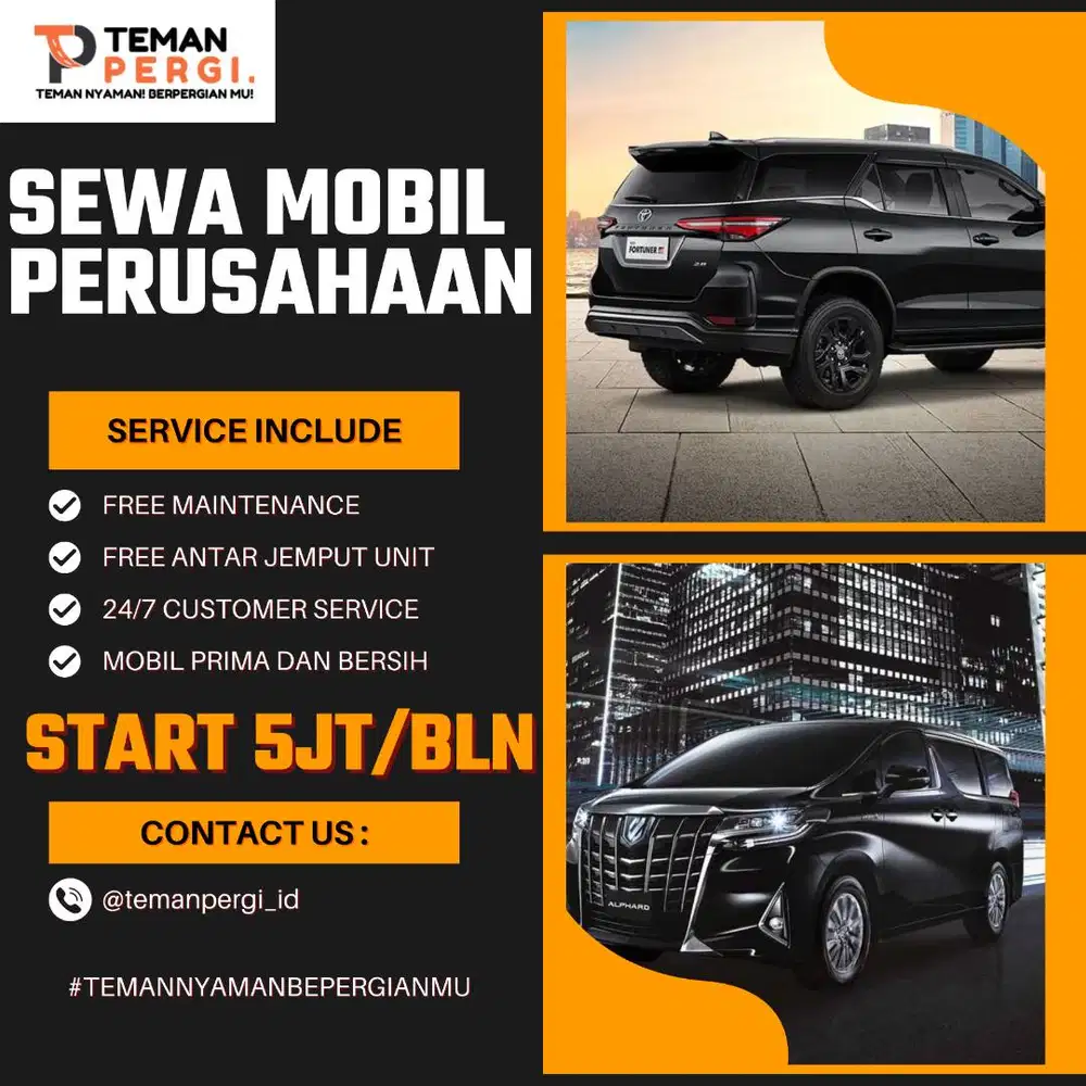 SEWA RENTAL MOBIL BULANAN PERUSAHAAN - MULAI DARI 5 JT AN!! BOOK NOW!
