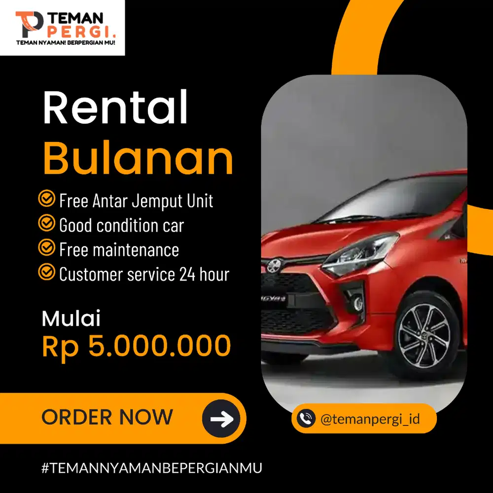 SEWA MOBIL BULANAN LEPAS KUNCI - FREE MAINTANCE KENDARAAN!! BOOK NOW!!