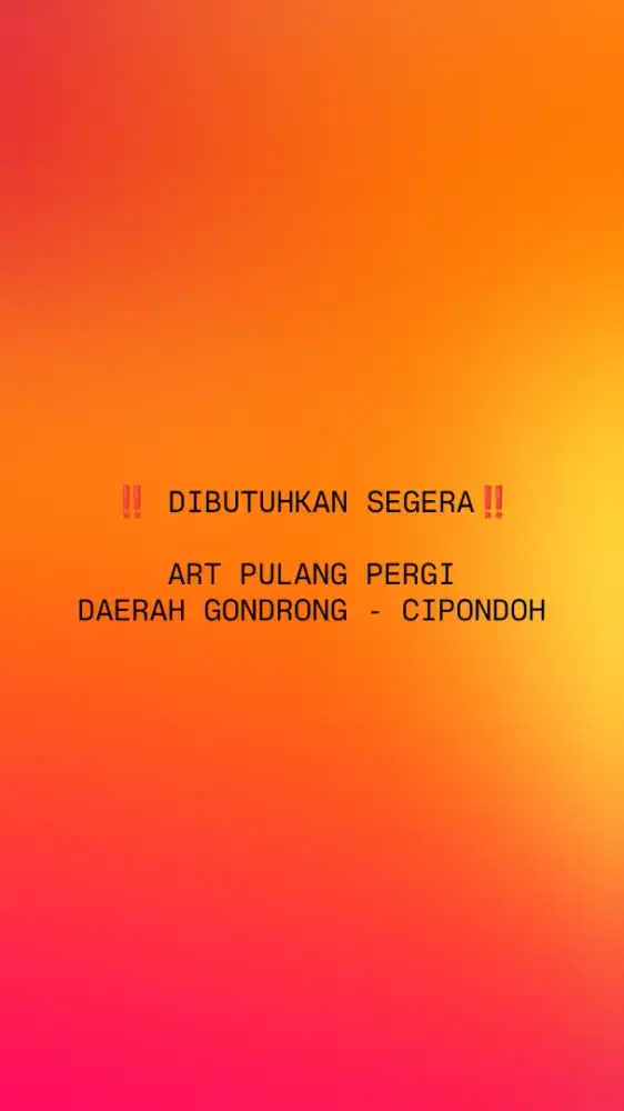 ART PULANG PERGI