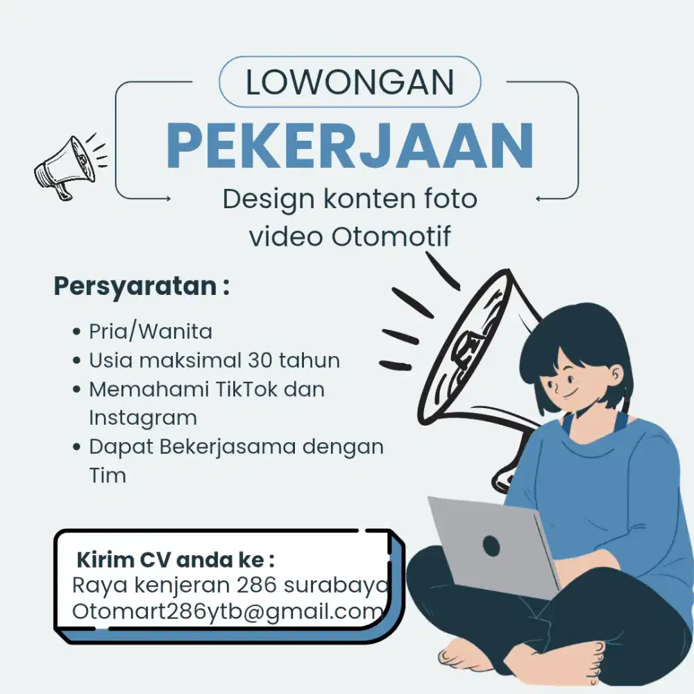 Loker Design konten foto video sosmed