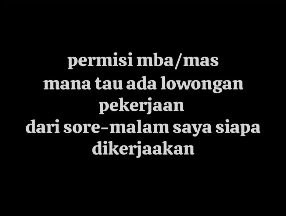 mana tau ada yang buka loker