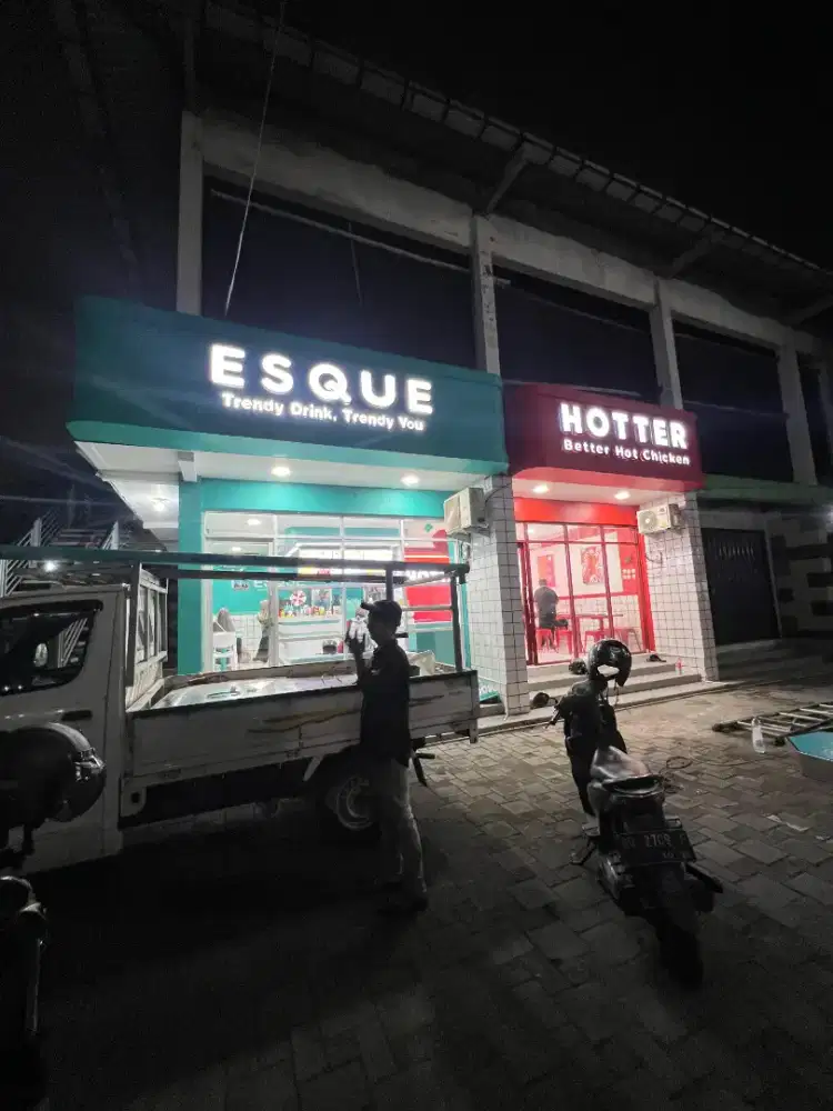 Jasa neon box - huruf timbul - papan nama - neon sign jogja
