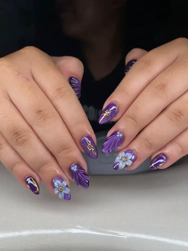 JASA NAIL ART MELAYANI HOME SERVICE