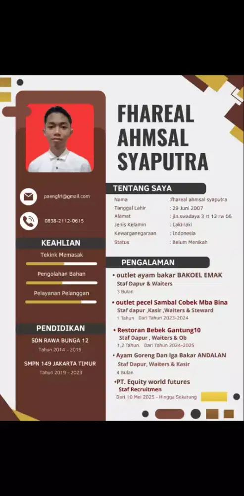 kerjaan apa saja saya siap
