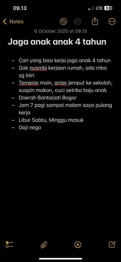 Loker JAGA ANAK 4 TAHUN