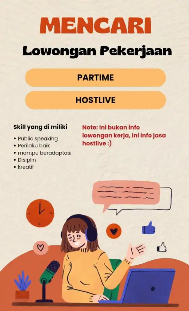 MENCARI KERJAAN PART TIME