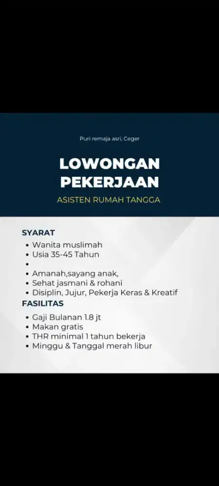 Asisten rumah tangga