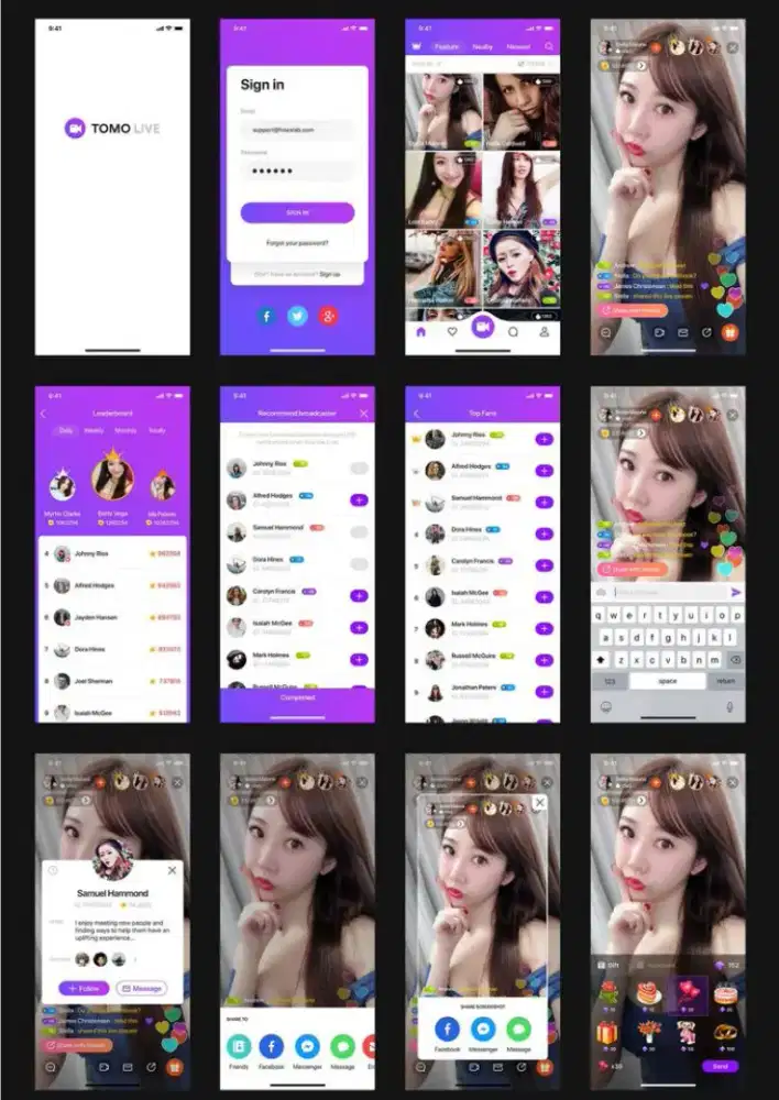 Lowongan host live aplikasi