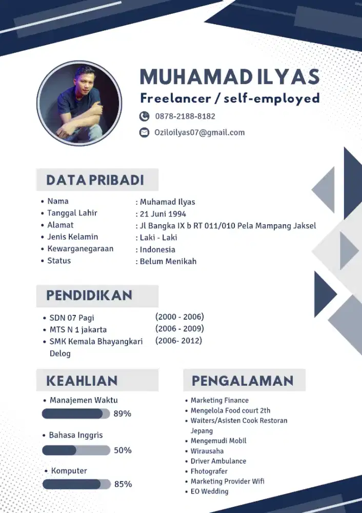 Mencari Pekerjaan apaa saja Freelance/Tetap keahlian bisa dilihat