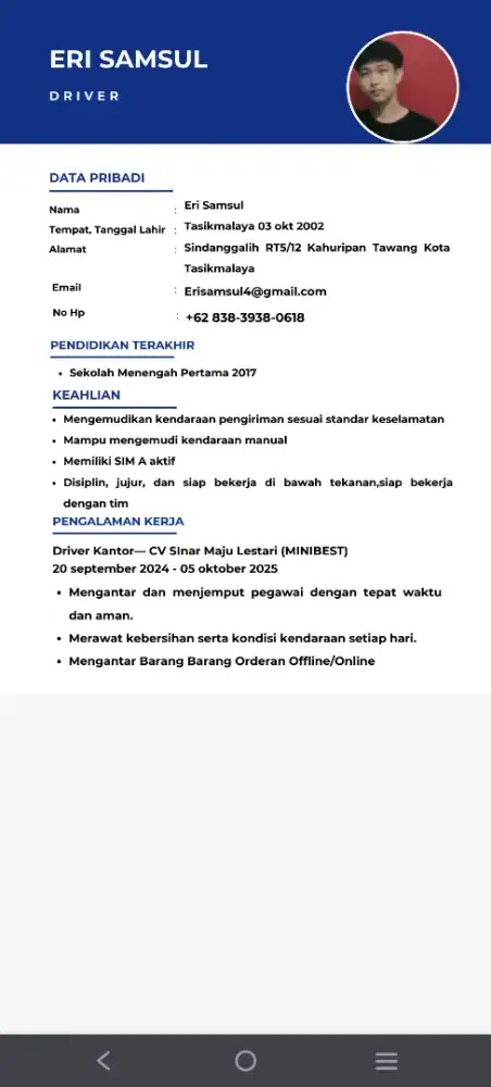 Mencari kerjaan yg halal
