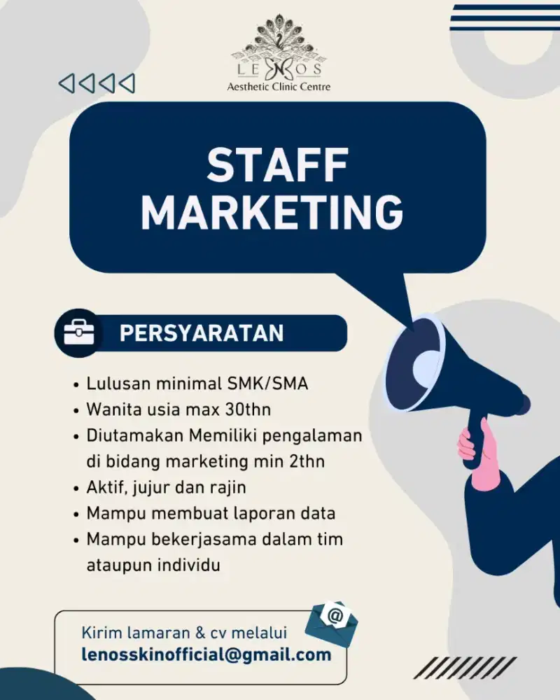 OPEN LOKER MARKETING SKINCARE