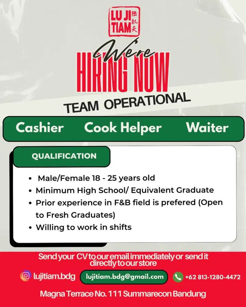 Loker Untuk Di Resto