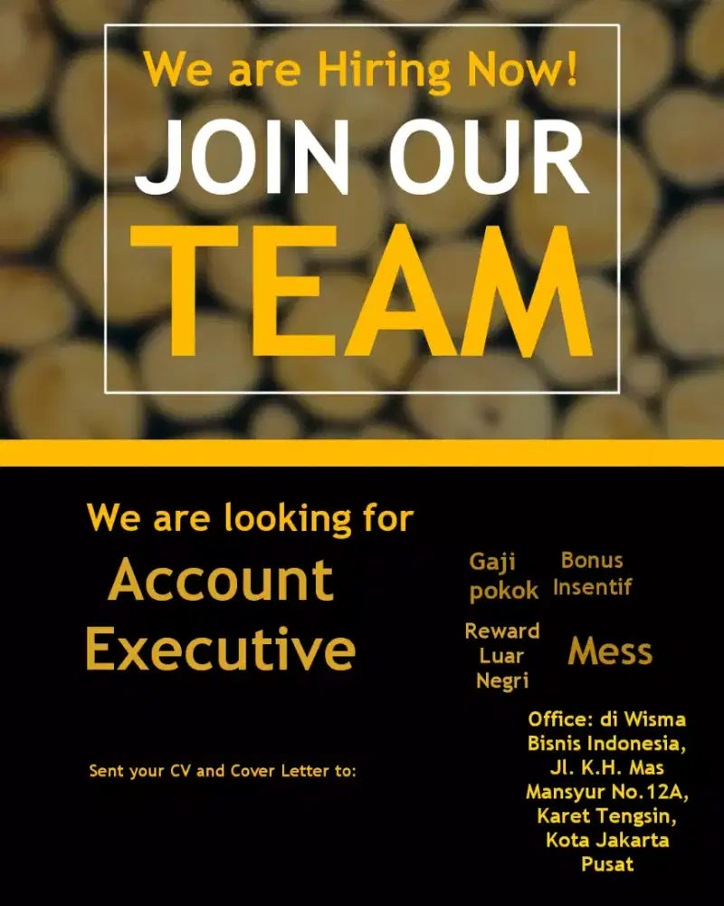 Sekedar share info loker bagi yang membutuhkan pekerjaan
