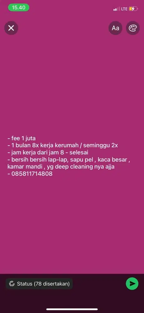 lowongan Kerja ART Pulang Pergi