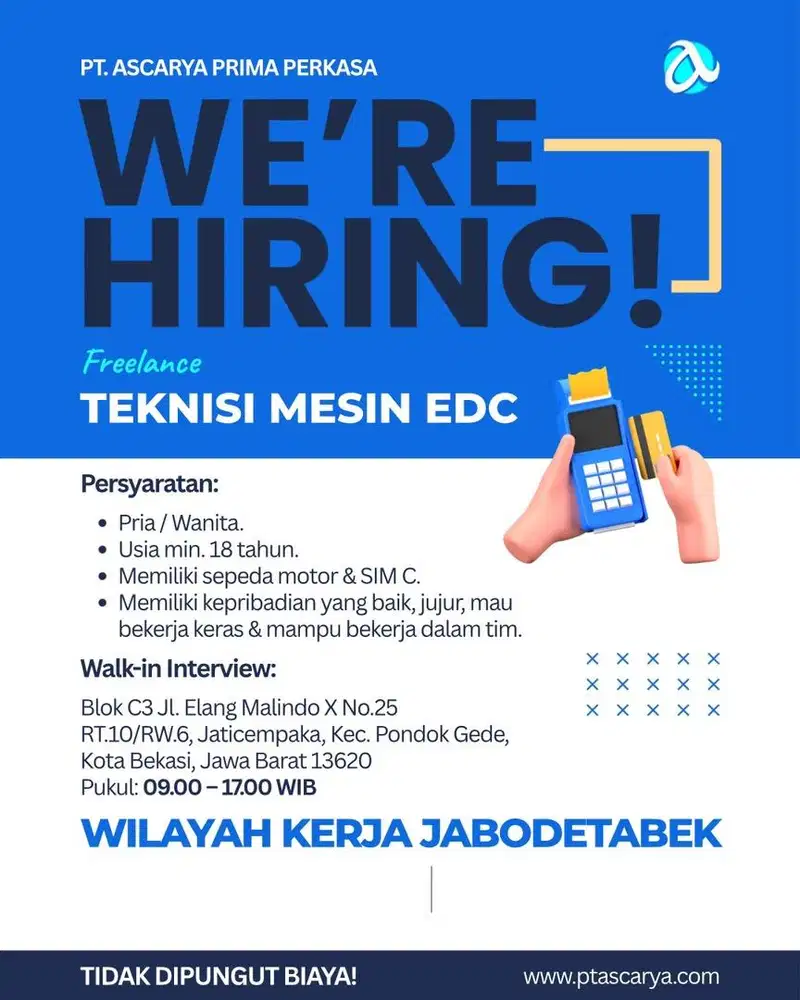Dibutuhkan segera