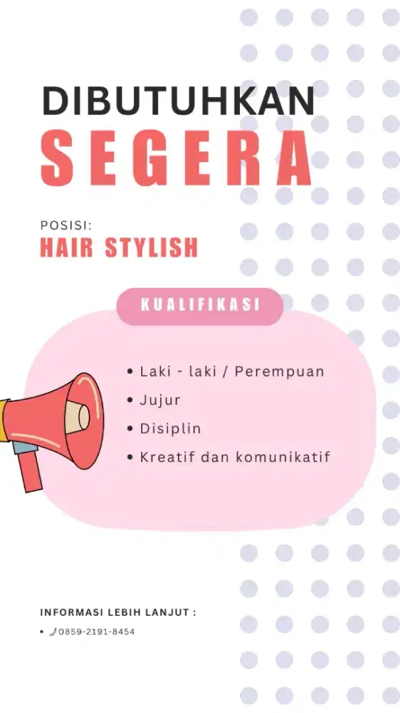 Loker stylish barbershop Binjai