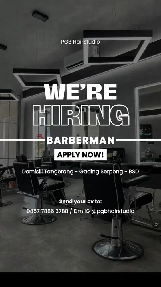 LOKER BARBERMAN / TUKANG CUKUR