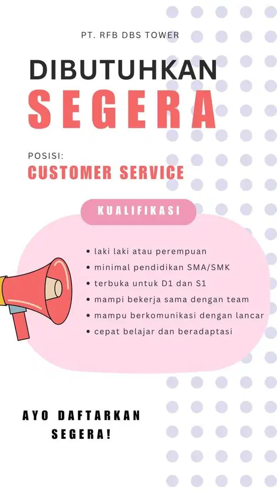 INFO LOKER BUAT KALIAN