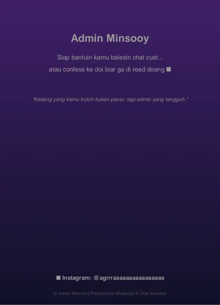 jasa admin minsooyyy